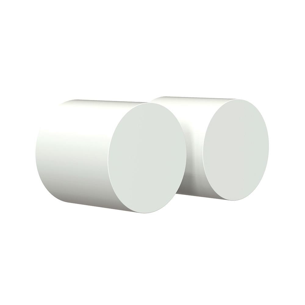 Frost cover - t/armstøtte (2 stk./sæt), Mat Hvid