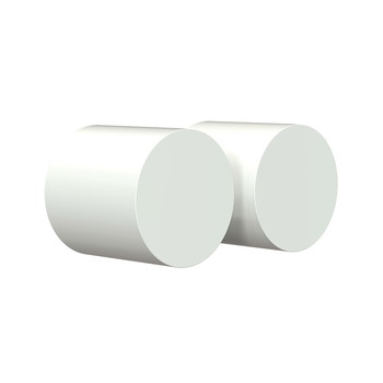 Frost cover - t/armstøtte (2 stk./sæt), Mat Hvid