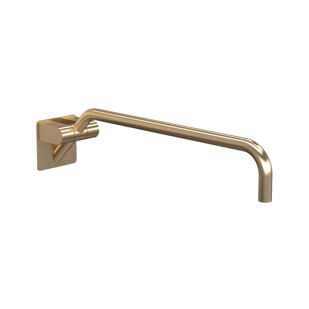 Frost armstøtte - opklappelig, Børstet guld