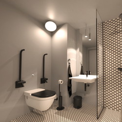 Frost armstøtte - opklappelig, Poleret Guld