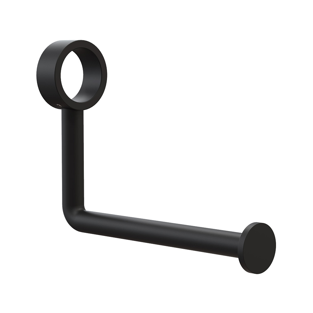 Frost toiletrulleholder 7 - t/armstøtte, Mat Sort