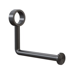 Frost toiletrulleholder 7 - t/armstøtte, Børstet sort