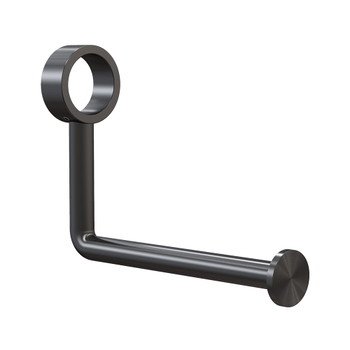 Frost toiletrulleholder 7 - t/armstøtte, Børstet sort