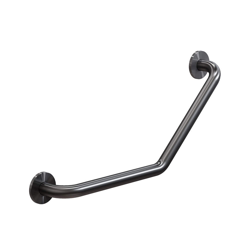 Frost håndgreb 1 - buet, Børstet sort