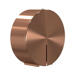 Frost toiletrulleholder 9 - t/store ruller, Børstet kobber