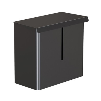 Frost hygiejnespand - t/vægmontering - 3l, Børstet sort