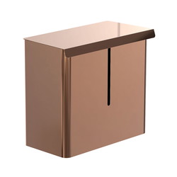 Frost hygiejnespand - t/vægmontering - 3l, Poleret Kobber