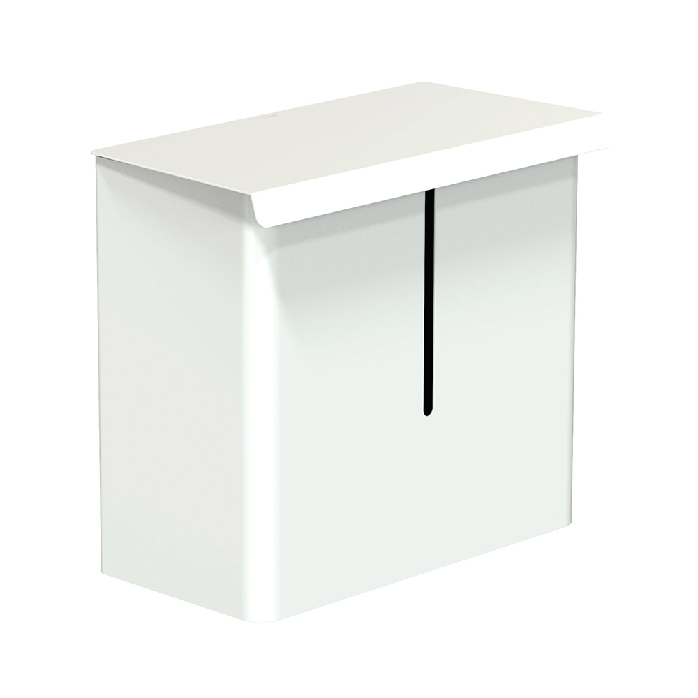 Frost hygiejnespand - t/vægmontering - 3l, Mat Hvid