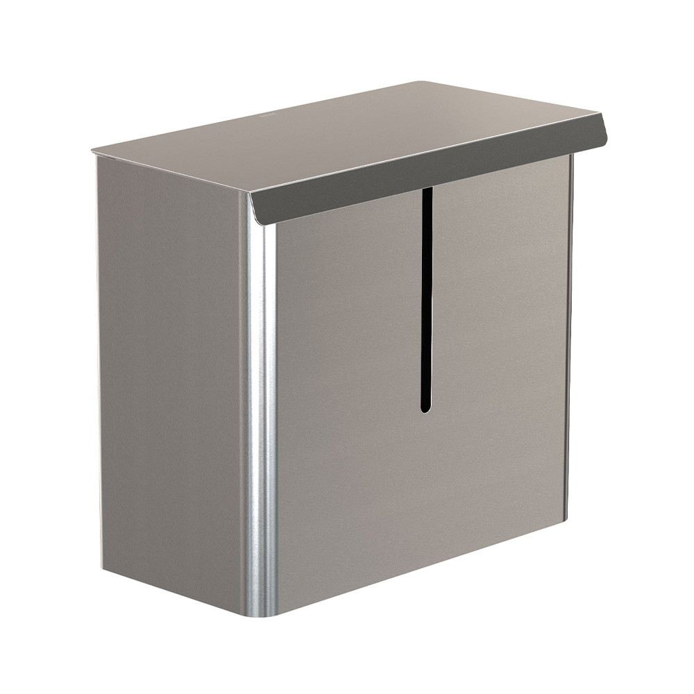 Frost hygiejnespand - t/vægmontering - 3l, Børstet