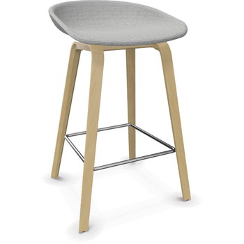 HAY About A Stool 33 fuldpolstret barstol