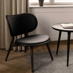 Mater loungestol, mat lakeret eg