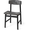 Mater Conscious BM3162 spisebordsstol, sort bøg coffee black