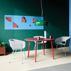 Montana Moser cafebord, Ø120 cm, Sort/Sort