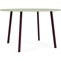 Montana Moser cafebord, Ø120 cm, Pistachio/Black Red