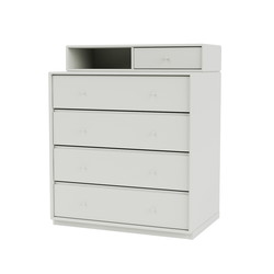 Montana Selection KEEP Kommode m. 3 cm sokkel, 69,6x46,8x85,2, Nordic, MDF