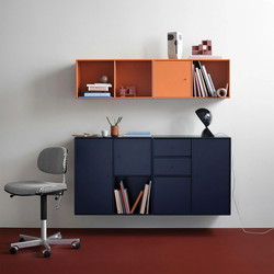 Montana Selection LINE skænk m. 3 cm sokkel, 139,2x30x38,4, Nordic, MDF