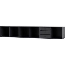 Montana Selection REST bænk, 208,8x38x35,4, Anthracite, MDF