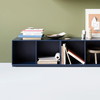 Montana Selection REST bænk m. 3 cm sokkel, 208,8x38x38,4, Anthracite, MDF