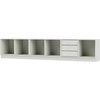 Montana Selection REST bænk m. 7 cm sokkel, 208,8x38x42,4, Nordic, MDF