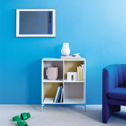 Montana Selection SHOW reol m. 7 cm sokkel, 69,6x30x76,6, Mushroom, MDF