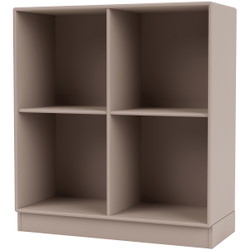 Montana Selection SHOW reol m. 7 cm sokkel, 69,6x30x76,6, Mushroom, MDF