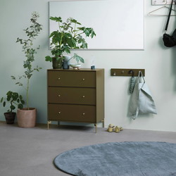Montana Selection CARRY kommode m. 3 cm sokkel, 69,6x38x72,6, Nordic, MDF