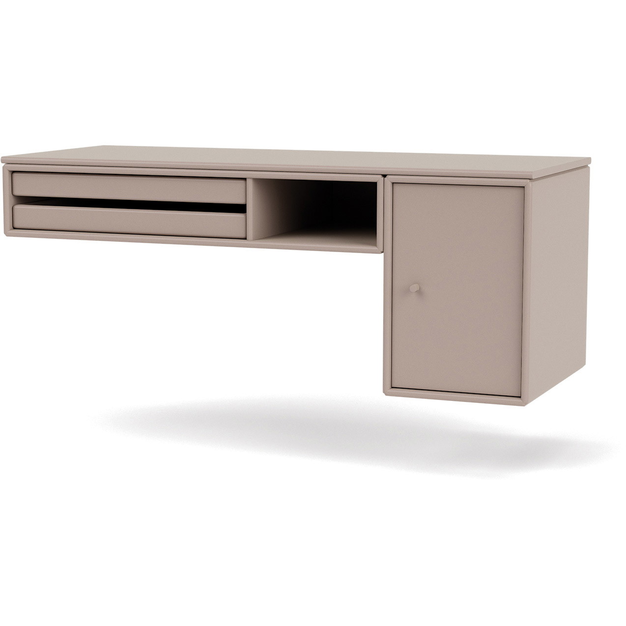 Montana Selection BUREAU arbejdsbord, 93,7x38x36,6, Mushroom, MDF