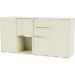 Montana Selection COUPLE reol, 139,2x38x69,6, Vanilla, MDF