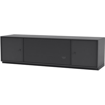 Montana Selection OCTAVE III reol m. 3 cm sokkel, 138x38x38,4, Anthracite, MDF