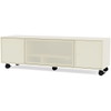 Montana Selection OCTAVE III reol med hjul, 138x38x35,4, Vanilla, MDF