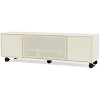 Montana Selection OCTAVE III reol med hjul, 138x38x35,4, Vanilla, MDF