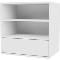 Montana Mini 1005 reol med 1 skuffe, 35x35x25, NewWhite MDF