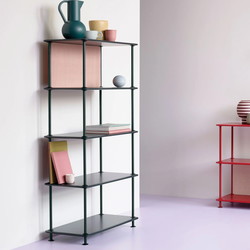 Montana Free 400100 reol, 73,4x38x144, Fjord, MDF