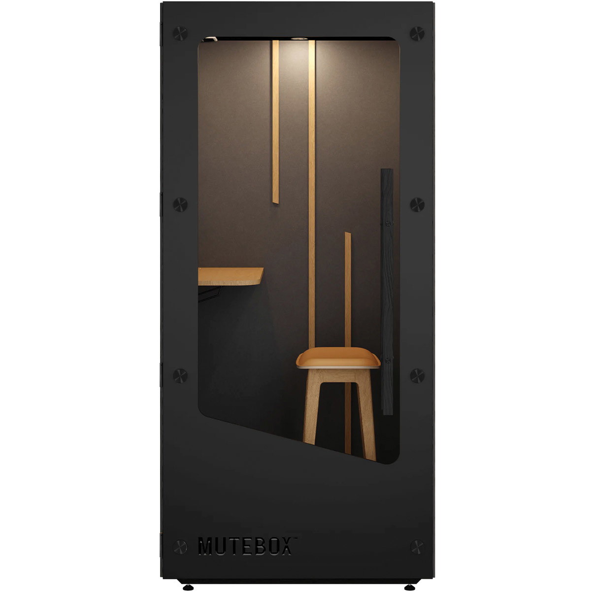 MuteBox One telefonboks sort/sort eg