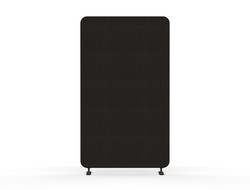 Abstracta Softline30 tekstil-dox 150x80cm inkl. fødder sort