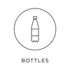 TreCe Birdie symbol, bottles, hvid