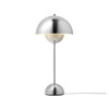 &Tradition Flowerpot VP3 bordlampe, poleret rustfrit stål