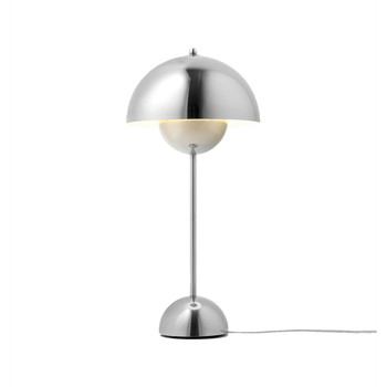 &Tradition Flowerpot VP3 bordlampe, poleret rustfrit stål