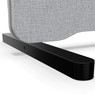 Lintex T-fod blade med hjul til edge gulvskærme sort